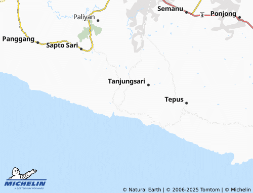 MICHELIN Kemadang map - ViaMichelin