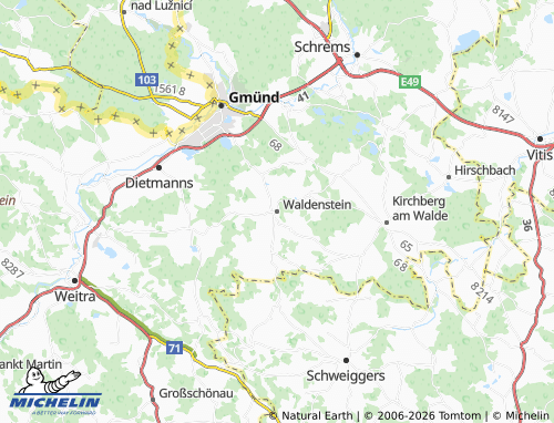 MICHELIN Waldenstein map - ViaMichelin