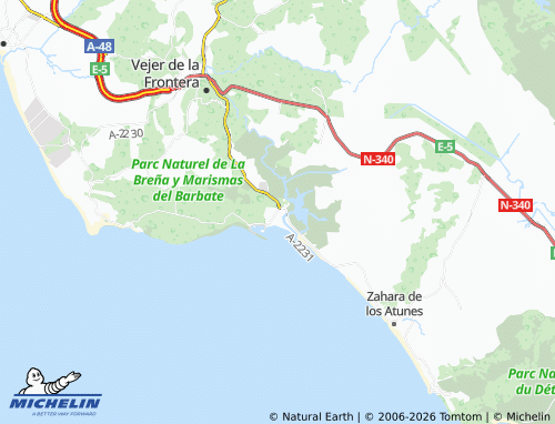 Mappa MICHELIN Barbate - ViaMichelin
