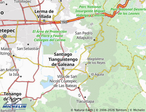 Mapa MICHELIN San Miguel Almaya - ViaMichelin