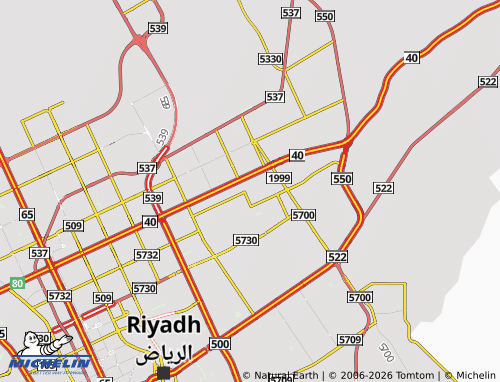 MICHELIN-Landkarte al-Yarmouk - ViaMichelin