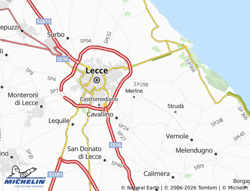 MICHELIN Rosa Marina map - ViaMichelin