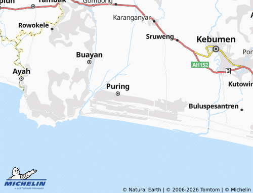 MICHELIN Purwoharjo map - ViaMichelin