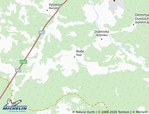 Carte MICHELIN Buda - ViaMichelin