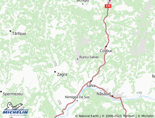 MICHELIN Runcu Salvei map - ViaMichelin