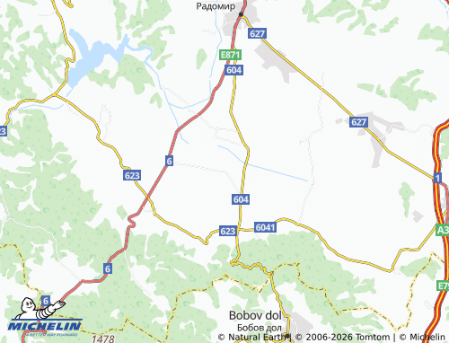 Mappa MICHELIN Negovantsi - ViaMichelin