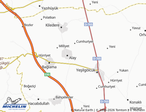 Kaart MICHELIN Hürriyet - ViaMichelin