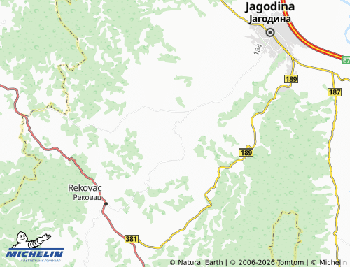 Mapa MICHELIN Šantarovac - ViaMichelin