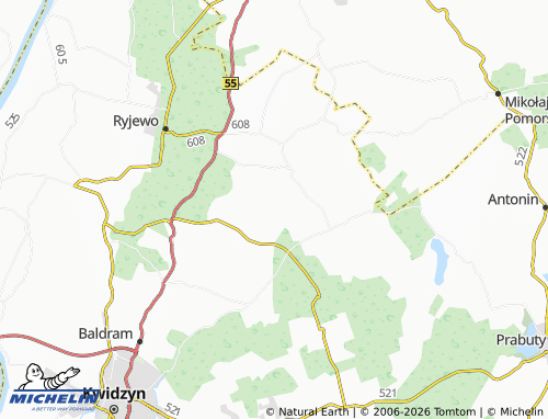 Carte MICHELIN Dubiel - ViaMichelin