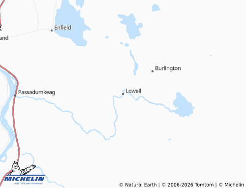 Mapa MICHELIN Lowell - ViaMichelin