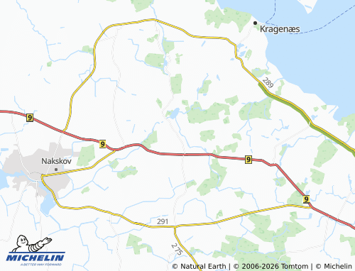 MICHELIN Vesterborg map - ViaMichelin