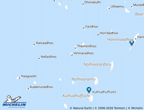 Mappa MICHELIN Hirimaradhoo - ViaMichelin