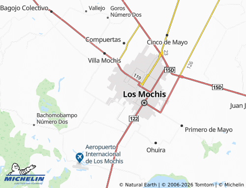 MICHELIN-Landkarte Álamos Country - ViaMichelin