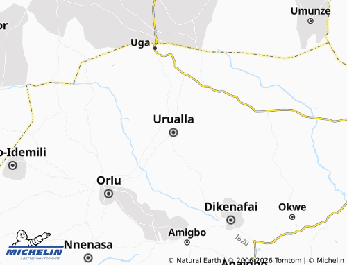 Carte MICHELIN Urualla - ViaMichelin