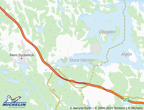 Mapa MICHELIN Mariefred - ViaMichelin