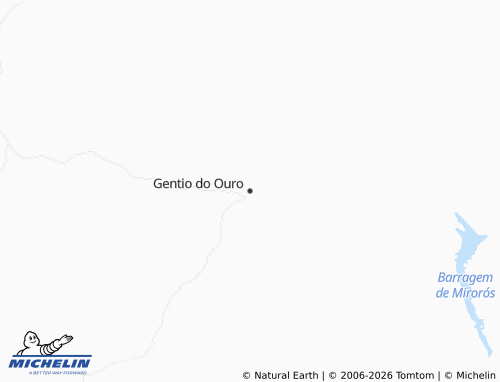 Carte MICHELIN Gentio do Ouro - ViaMichelin