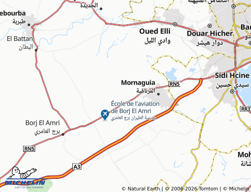 Carte MICHELIN Sidi Ali El Hattab - ViaMichelin