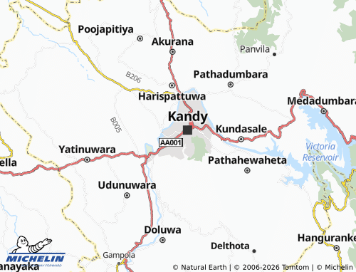 Mapa MICHELIN Katukele West - ViaMichelin