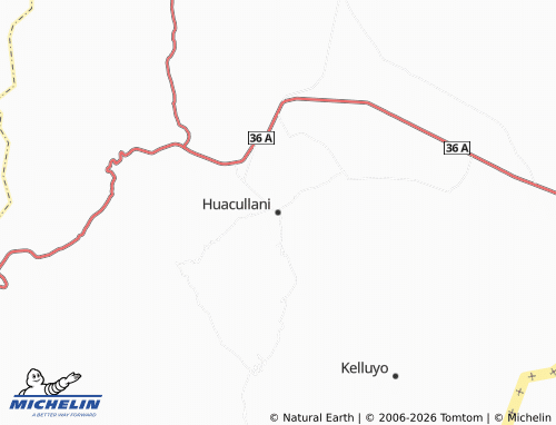 Mappa MICHELIN Huacullani - ViaMichelin