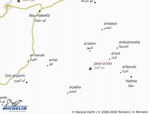Carte MICHELIN al-Feej - ViaMichelin