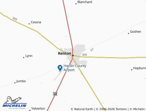 Carte MICHELIN Kenton - ViaMichelin
