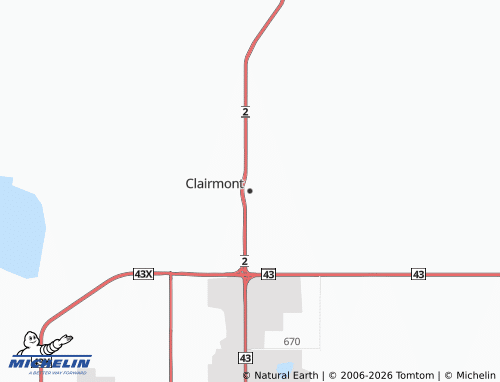 MICHELIN Clairmont map - ViaMichelin