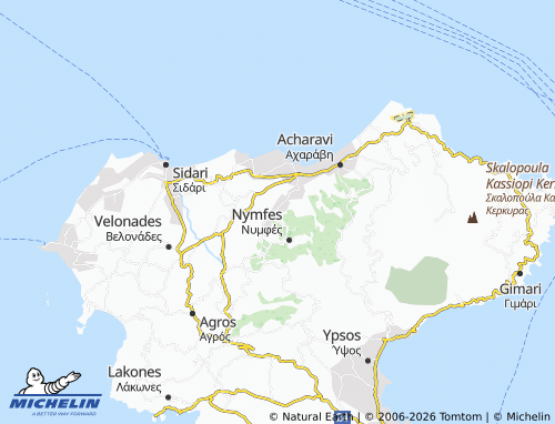 Mapa MICHELIN Platonas - ViaMichelin
