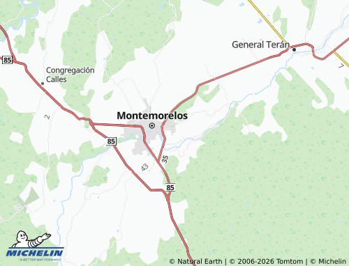 MICHELIN Morelos I map - ViaMichelin