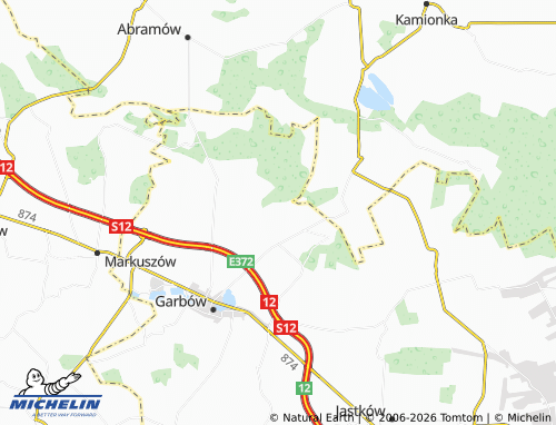 MICHELIN Janów map - ViaMichelin
