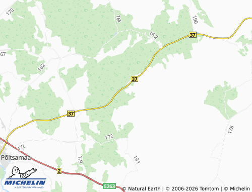 Mapa MICHELIN Kaavere - ViaMichelin
