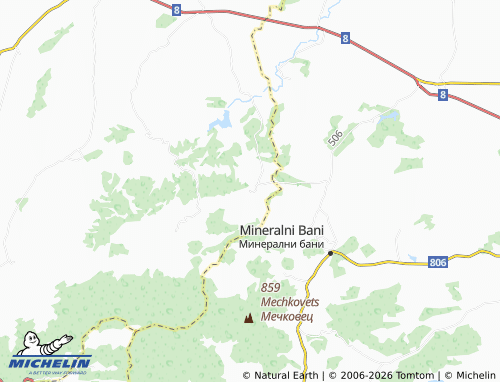 Carte MICHELIN Voden - ViaMichelin