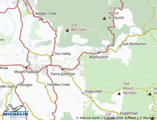 Mapa MICHELIN Wesburn - ViaMichelin