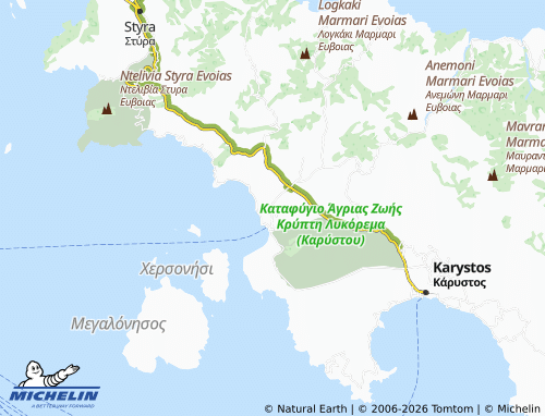 Carte MICHELIN Agios Konstantinos - ViaMichelin