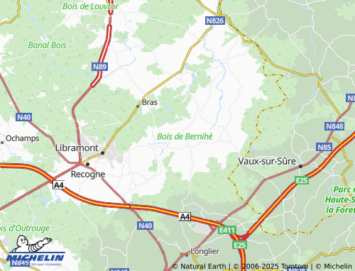MICHELIN Renaumont map - ViaMichelin