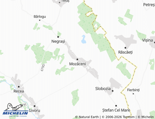 Mappa MICHELIN Mozăceni - ViaMichelin