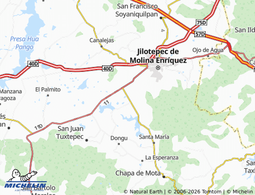 Kaart MICHELIN Ejido de Jilotepec - ViaMichelin