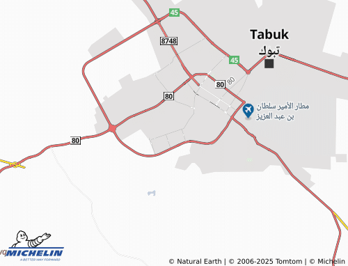 MICHELIN Al Bawadi District map - ViaMichelin
