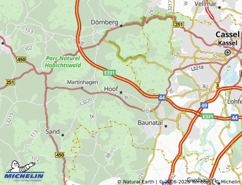 MICHELIN Hoof map - ViaMichelin