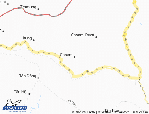 Mapa MICHELIN Choam - ViaMichelin