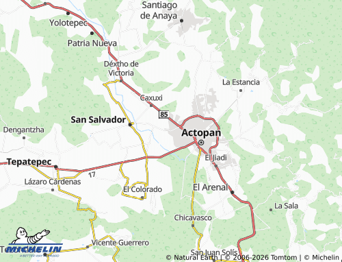 Mapa MICHELIN El Daxtha - ViaMichelin
