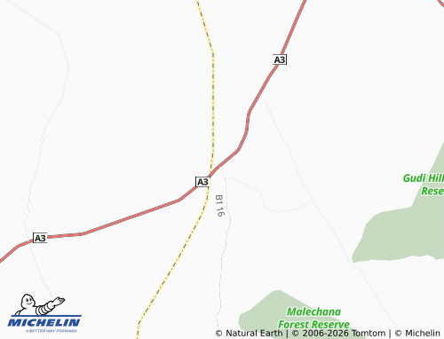 Kaart MICHELIN Adamawa - ViaMichelin
