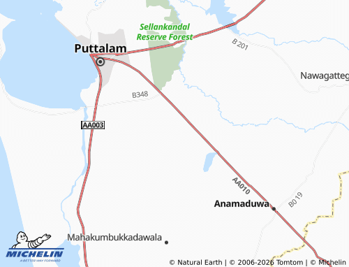 Mapa MICHELIN Dangahawala - ViaMichelin