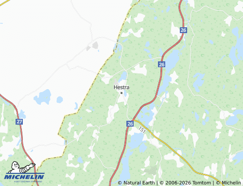 Carte MICHELIN Hestra - ViaMichelin