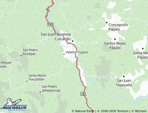 MICHELIN San Pedro Chicozapotes map - ViaMichelin