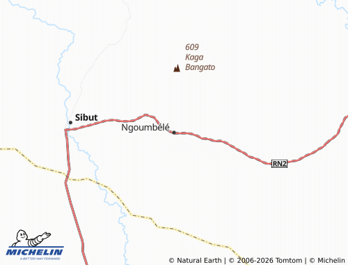 MICHELIN Ngoumbélé map - ViaMichelin