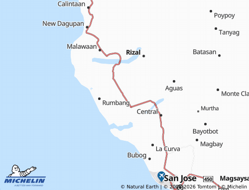 MICHELIN Santo Niño map - ViaMichelin