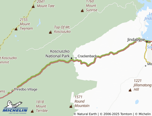 MICHELIN Crackenback map - ViaMichelin