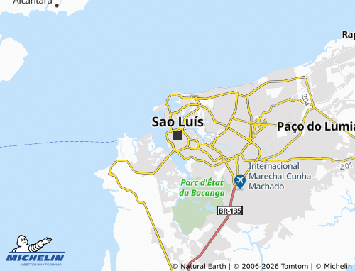 MICHELIN Sao Luís map - ViaMichelin