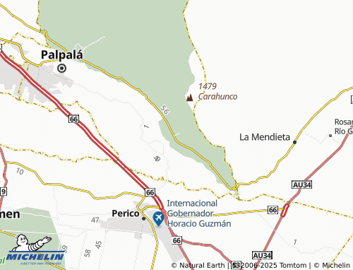 MICHELIN Carahunco map - ViaMichelin