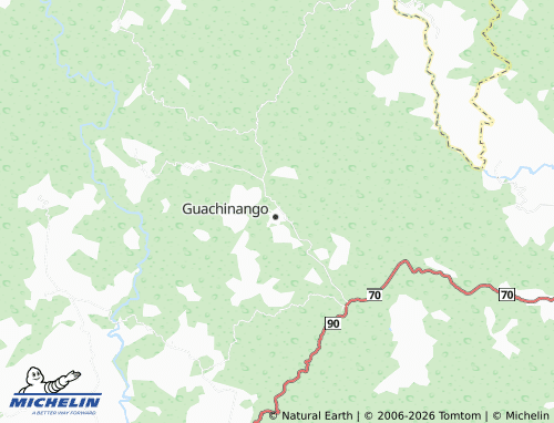 MICHELIN Guachinango Centro map - ViaMichelin